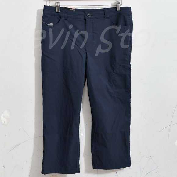 Blue  NWT Eddie Bauer Ladies' Tech Capri - Picture 1 of 4